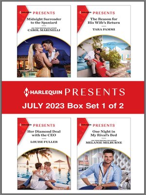 cover image of Harlequin Presents July 2023--Box Set 1 of 2